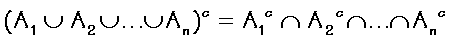 Lei de De Morgan n&uacute;mero 1
